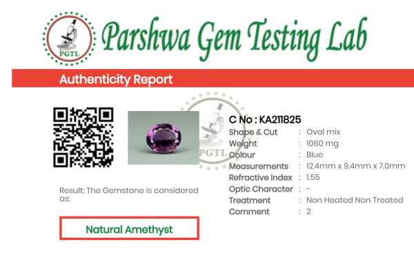 Amethyst - 5.3ct - KA211825