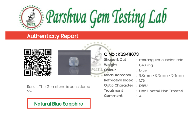 Blue Sapphire  - 4.2ct - KBS411073