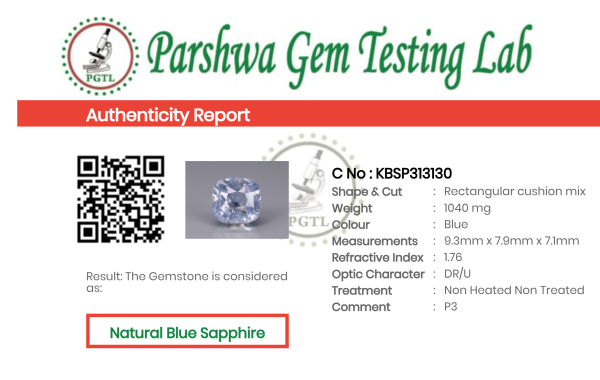 Blue Sapphire  - 5.2ct - KBSP313130