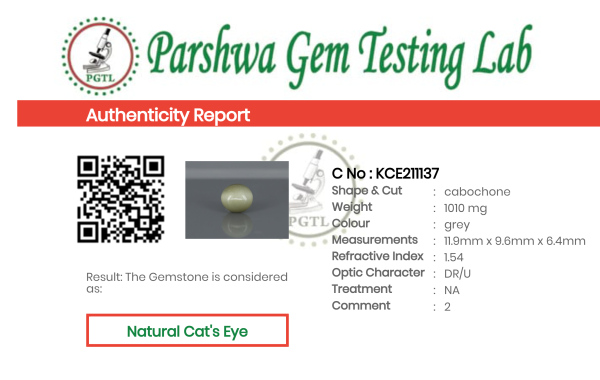 Cat's Eye - 5.05ct - KCE211137