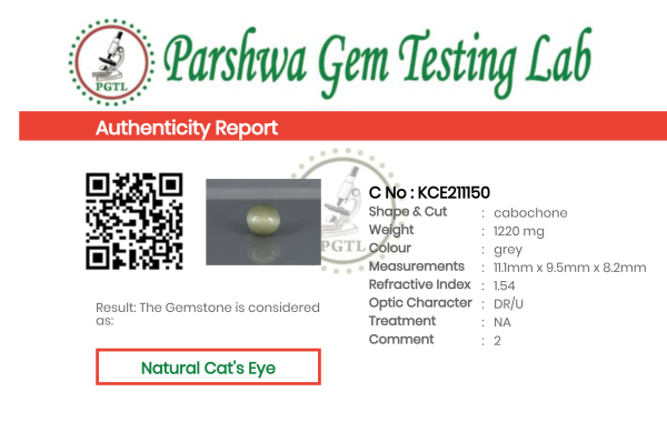 Cat's Eye - 6.1ct - KCE211150