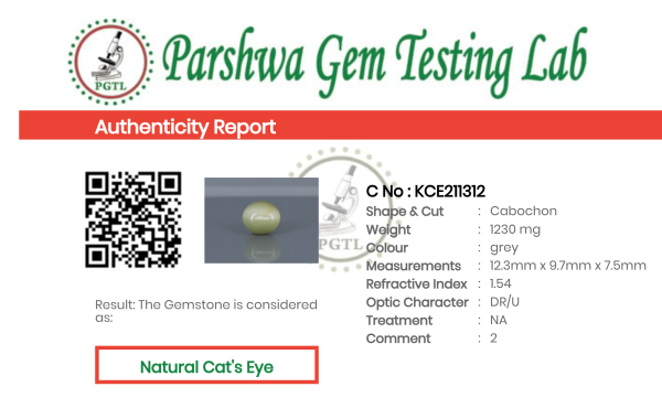 Cat's Eye - 6.15ct - KCE211312