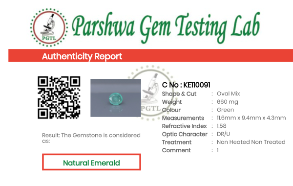 Emerald - 3.3ct - KE110091