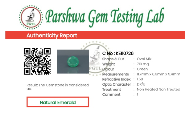 Emerald - 3.55ct - KE110726