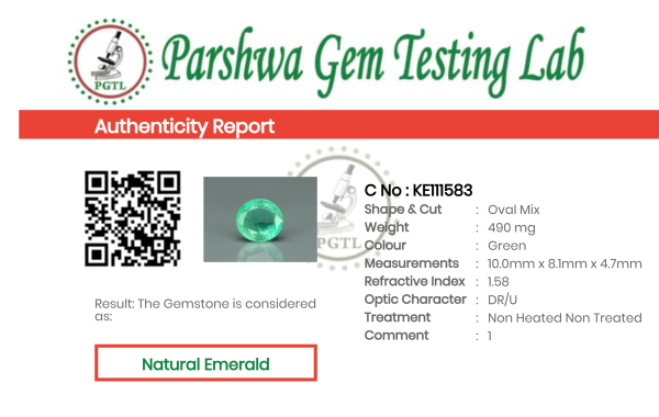 Emerald - 2.45ct - KE111583