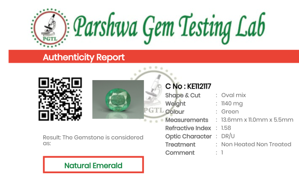 Emerald - 5.7ct - KE112117