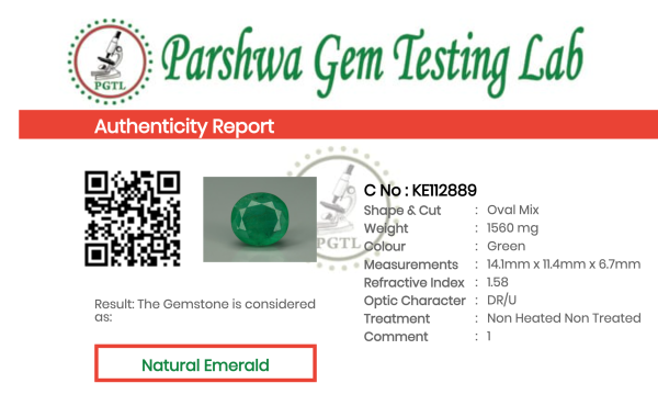 Emerald - 7.8ct - KE112889