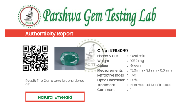 Emerald - 5.25ct - KE114089