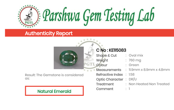 Emerald - 3.8ct - KE115083