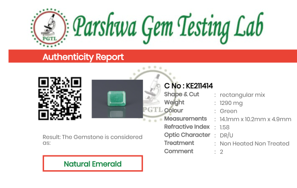 Emerald - 6.45ct - KE211414