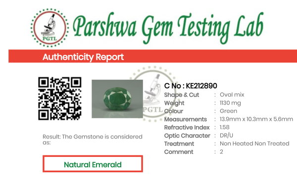 Emerald - 5.65ct - KE212890