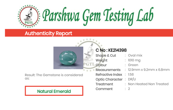 Emerald - 5.05ct - KE214398