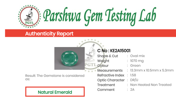 Emerald - 5.35ct - KE2A15001