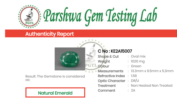 Emerald - 5.1ct - KE2A15007