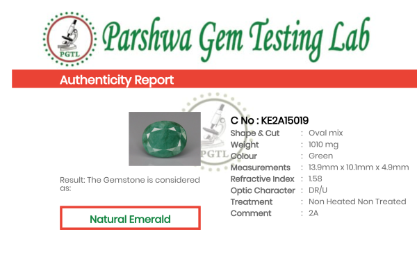 Emerald - 5.05ct - KE2A15019