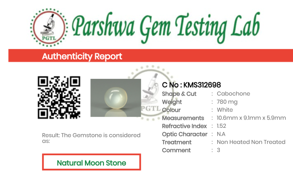 Moon Stone - 3.9ct - KMS312698