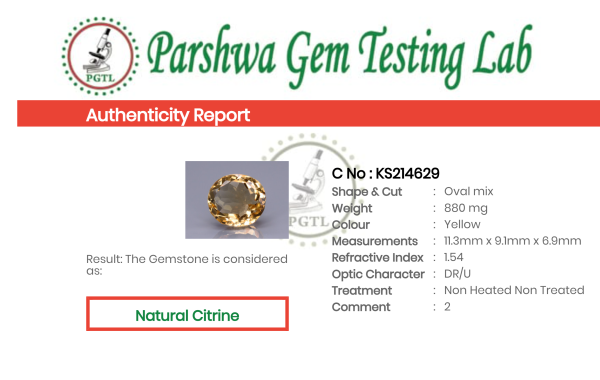 Citrine - 4.4ct - KS214629