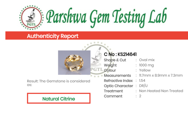 Citrine - 5ct - KS214641