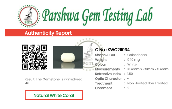 White Coral - 4.7ct - KWC211934