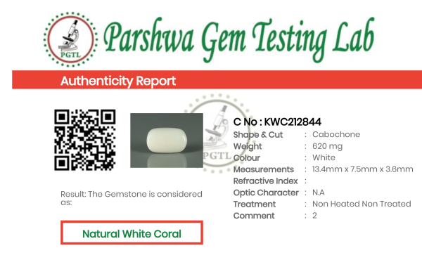 White Coral - 3.1ct - KWC212844