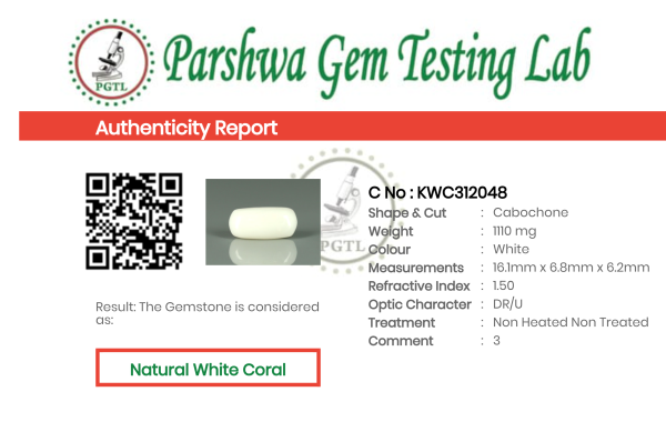 White Coral - 5.55ct - KWC312048