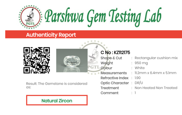 Zircon - 4.75ct - KZ112175