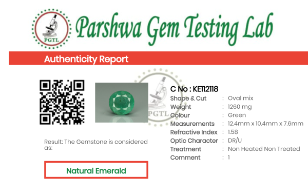 Emerald - 6.3ct - KE112118