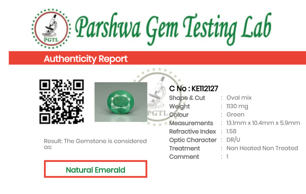 Emerald - 5.65ct - KE112127