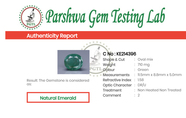 Emerald - 3.55ct - KE214396