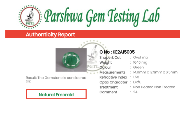 Emerald - 8.2ct - KE2A15005