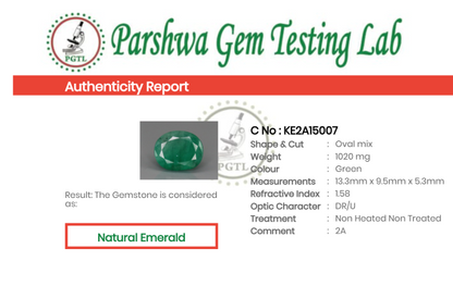 Emerald - 5.1ct - KE2A15007