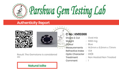 Iolite - 5.3ct - KN113366