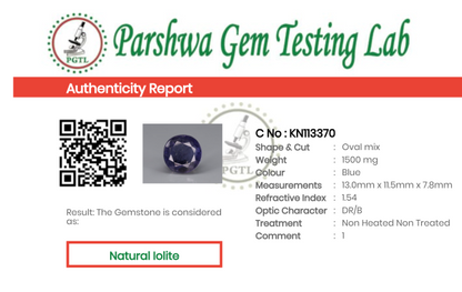Iolite - 7.5ct - KN113370