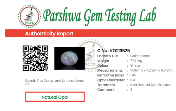 Opal - 3.85ct - KO213525