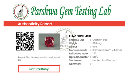 Ruby  - 3.1ct - KR110498