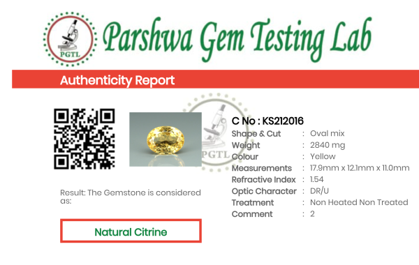 Citrine - 14.2ct - KS212016