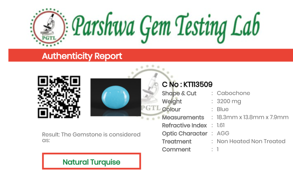 Turquise - 16ct - KT113509