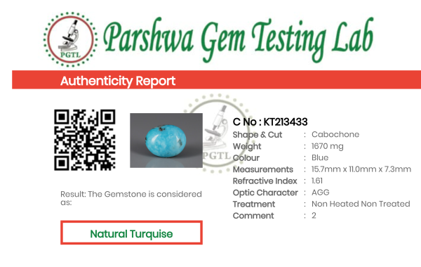 Turquise - 8.35ct - KT213433