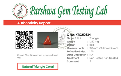 Triangle Coral  - 6.15ct - KTC212634