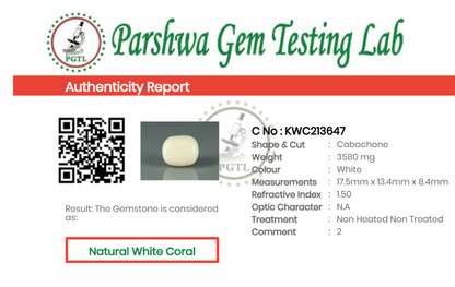 White Coral - 17.9ct - KWC213647
