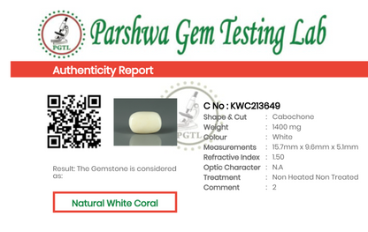 White Coral - 7ct - KWC213649