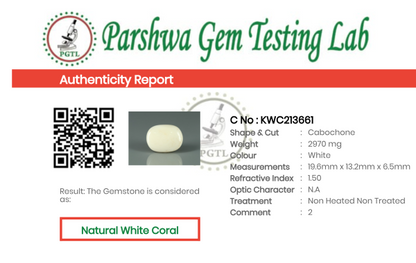 White Coral - 14.85ct - KWC213661